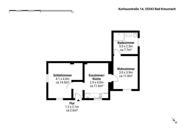 Altstadt Apartment Am Wasser Mit Parkplatz Und Riesigem Garten Bad Kreuznach Exteriör bild